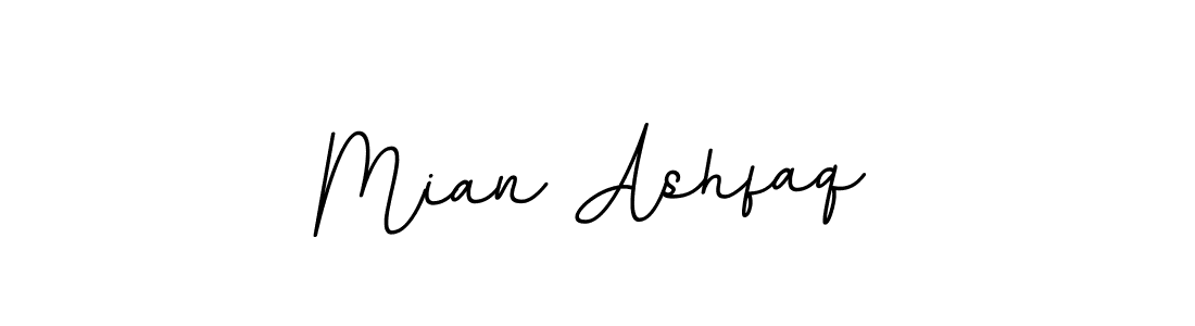 Create a beautiful signature design for name Mian Ashfaq. With this signature (BallpointsItalic-DORy9) fonts, you can make a handwritten signature for free. Mian Ashfaq signature style 11 images and pictures png