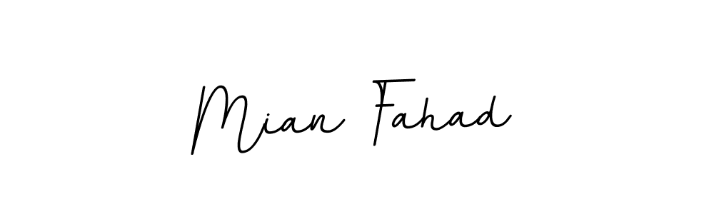 Mian Fahad stylish signature style. Best Handwritten Sign (BallpointsItalic-DORy9) for my name. Handwritten Signature Collection Ideas for my name Mian Fahad. Mian Fahad signature style 11 images and pictures png