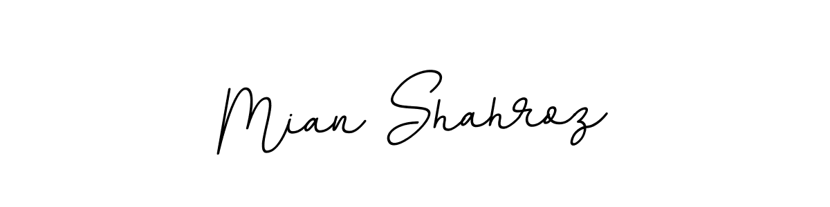 The best way (BallpointsItalic-DORy9) to make a short signature is to pick only two or three words in your name. The name Mian Shahroz include a total of six letters. For converting this name. Mian Shahroz signature style 11 images and pictures png