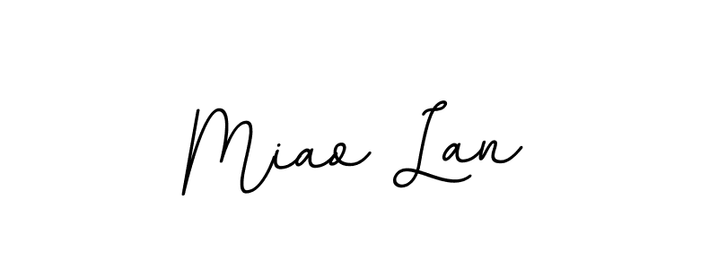 BallpointsItalic-DORy9 is a professional signature style that is perfect for those who want to add a touch of class to their signature. It is also a great choice for those who want to make their signature more unique. Get Miao Lan name to fancy signature for free. Miao Lan signature style 11 images and pictures png