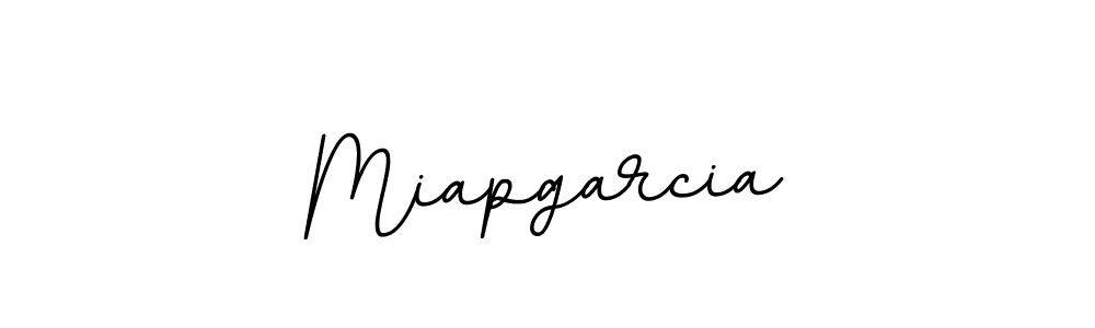 Make a beautiful signature design for name Miapgarcia. With this signature (BallpointsItalic-DORy9) style, you can create a handwritten signature for free. Miapgarcia signature style 11 images and pictures png