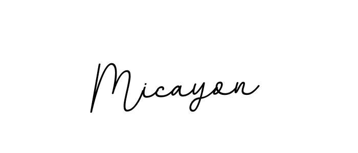 It looks lik you need a new signature style for name Micayon. Design unique handwritten (BallpointsItalic-DORy9) signature with our free signature maker in just a few clicks. Micayon signature style 11 images and pictures png