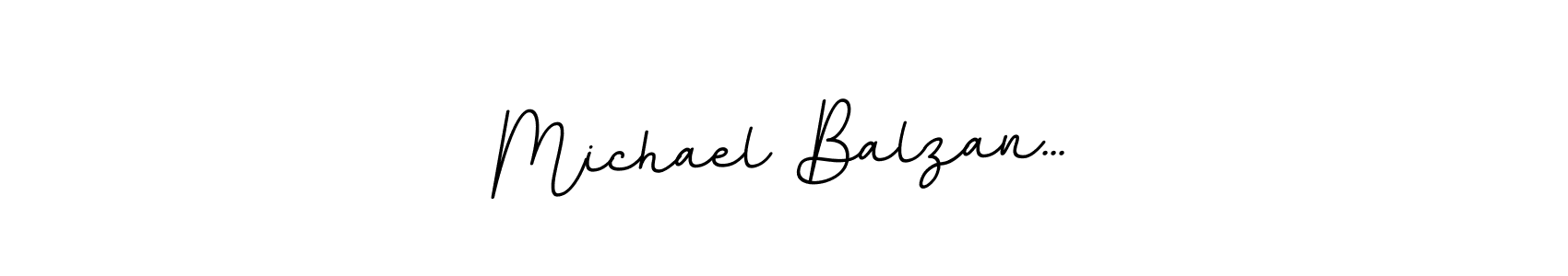Also You can easily find your signature by using the search form. We will create Michael Balzan... name handwritten signature images for you free of cost using BallpointsItalic-DORy9 sign style. Michael Balzan... signature style 11 images and pictures png
