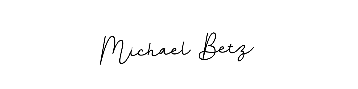 Design your own signature with our free online signature maker. With this signature software, you can create a handwritten (BallpointsItalic-DORy9) signature for name Michael Betz. Michael Betz signature style 11 images and pictures png