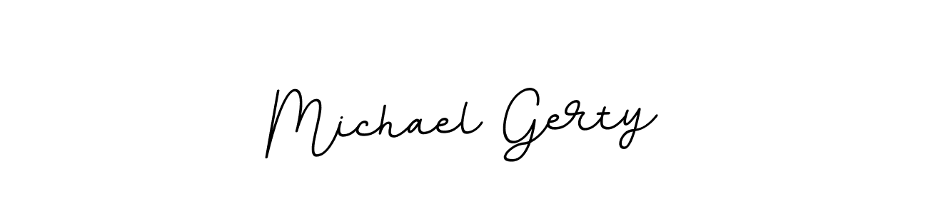 It looks lik you need a new signature style for name Michael Gerty. Design unique handwritten (BallpointsItalic-DORy9) signature with our free signature maker in just a few clicks. Michael Gerty signature style 11 images and pictures png