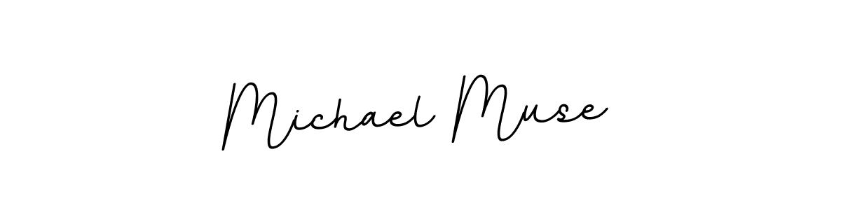 Michael Muse stylish signature style. Best Handwritten Sign (BallpointsItalic-DORy9) for my name. Handwritten Signature Collection Ideas for my name Michael Muse. Michael Muse signature style 11 images and pictures png