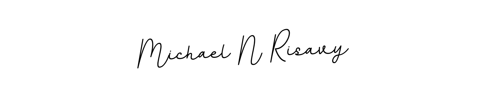 This is the best signature style for the Michael N Risavy name. Also you like these signature font (BallpointsItalic-DORy9). Mix name signature. Michael N Risavy signature style 11 images and pictures png