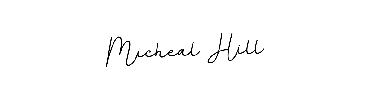 Also You can easily find your signature by using the search form. We will create Micheal Hill name handwritten signature images for you free of cost using BallpointsItalic-DORy9 sign style. Micheal Hill signature style 11 images and pictures png