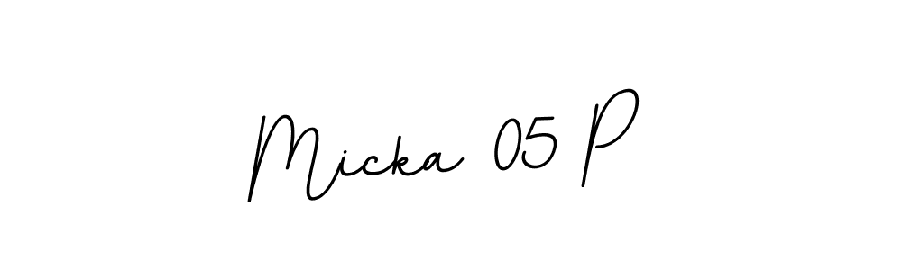 How to make Micka 05 P signature? BallpointsItalic-DORy9 is a professional autograph style. Create handwritten signature for Micka 05 P name. Micka 05 P signature style 11 images and pictures png