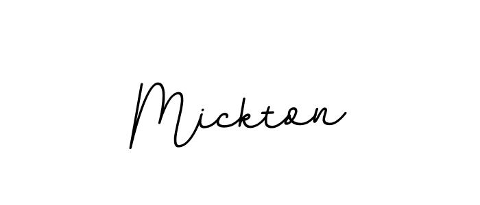 Make a beautiful signature design for name Mickton. With this signature (BallpointsItalic-DORy9) style, you can create a handwritten signature for free. Mickton signature style 11 images and pictures png