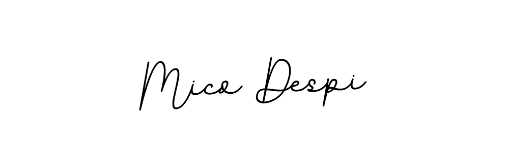 BallpointsItalic-DORy9 is a professional signature style that is perfect for those who want to add a touch of class to their signature. It is also a great choice for those who want to make their signature more unique. Get Mico Despi name to fancy signature for free. Mico Despi signature style 11 images and pictures png