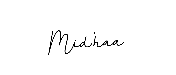 BallpointsItalic-DORy9 is a professional signature style that is perfect for those who want to add a touch of class to their signature. It is also a great choice for those who want to make their signature more unique. Get Mid'haa name to fancy signature for free. Mid'haa signature style 11 images and pictures png