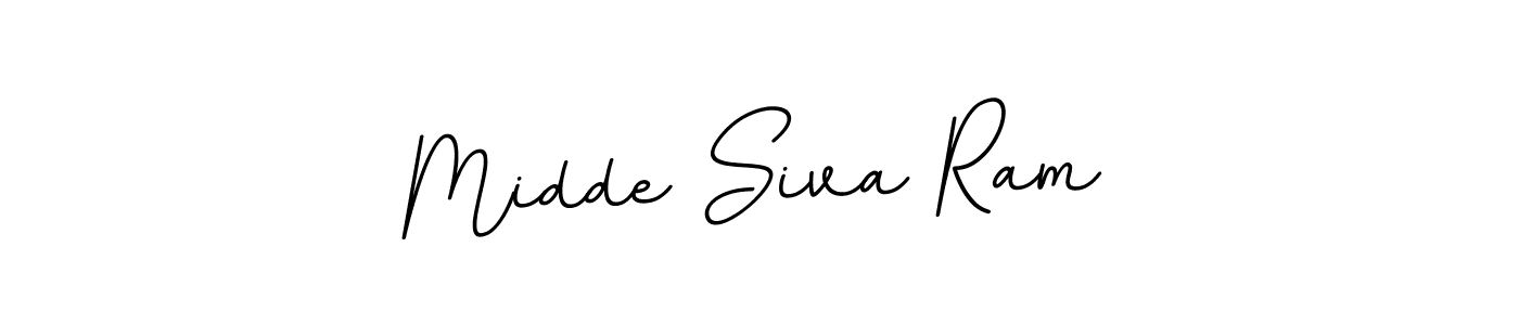 Create a beautiful signature design for name Midde Siva Ram. With this signature (BallpointsItalic-DORy9) fonts, you can make a handwritten signature for free. Midde Siva Ram signature style 11 images and pictures png