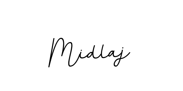 It looks lik you need a new signature style for name Midlaj. Design unique handwritten (BallpointsItalic-DORy9) signature with our free signature maker in just a few clicks. Midlaj signature style 11 images and pictures png