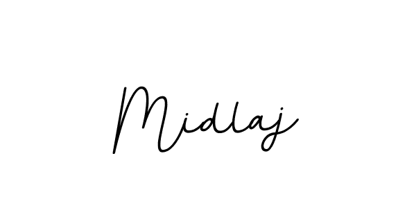 BallpointsItalic-DORy9 is a professional signature style that is perfect for those who want to add a touch of class to their signature. It is also a great choice for those who want to make their signature more unique. Get Midlaj name to fancy signature for free. Midlaj signature style 11 images and pictures png