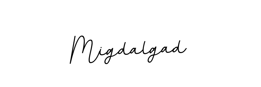 The best way (BallpointsItalic-DORy9) to make a short signature is to pick only two or three words in your name. The name Migdalgad include a total of six letters. For converting this name. Migdalgad signature style 11 images and pictures png