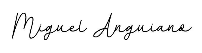 Make a beautiful signature design for name Miguel Anguiano. With this signature (BallpointsItalic-DORy9) style, you can create a handwritten signature for free. Miguel Anguiano signature style 11 images and pictures png