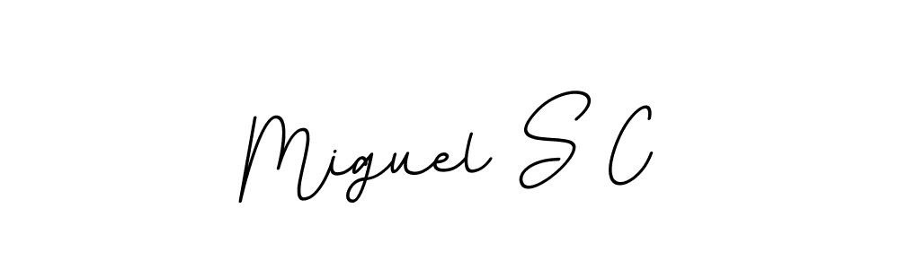 Make a beautiful signature design for name Miguel S C. Use this online signature maker to create a handwritten signature for free. Miguel S C signature style 11 images and pictures png