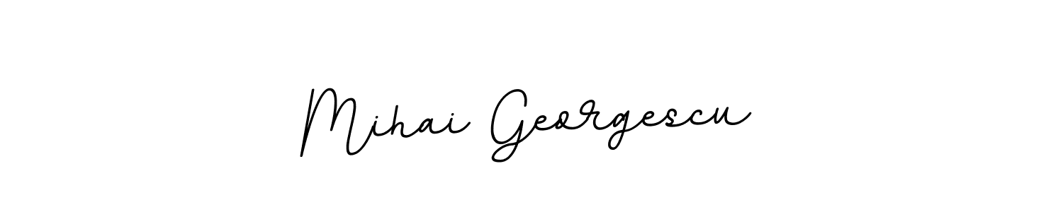 It looks lik you need a new signature style for name Mihai Georgescu. Design unique handwritten (BallpointsItalic-DORy9) signature with our free signature maker in just a few clicks. Mihai Georgescu signature style 11 images and pictures png