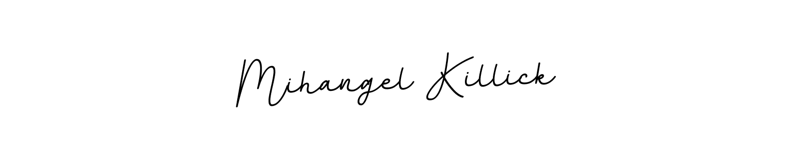 Mihangel Killick stylish signature style. Best Handwritten Sign (BallpointsItalic-DORy9) for my name. Handwritten Signature Collection Ideas for my name Mihangel Killick. Mihangel Killick signature style 11 images and pictures png