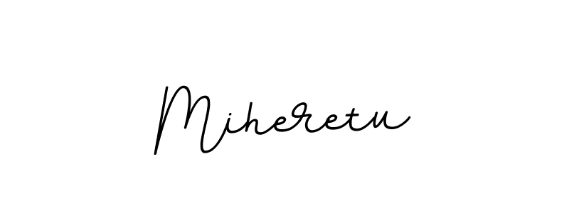 How to make Miheretu signature? BallpointsItalic-DORy9 is a professional autograph style. Create handwritten signature for Miheretu name. Miheretu signature style 11 images and pictures png