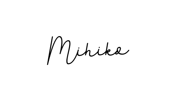 You should practise on your own different ways (BallpointsItalic-DORy9) to write your name (Mihiko) in signature. don't let someone else do it for you. Mihiko signature style 11 images and pictures png