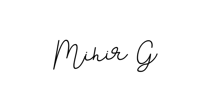 Similarly BallpointsItalic-DORy9 is the best handwritten signature design. Signature creator online .You can use it as an online autograph creator for name Mihir G. Mihir G signature style 11 images and pictures png