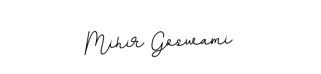 Also You can easily find your signature by using the search form. We will create Mihir Goswami name handwritten signature images for you free of cost using BallpointsItalic-DORy9 sign style. Mihir Goswami signature style 11 images and pictures png