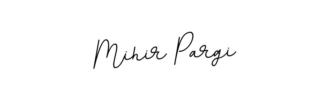 How to make Mihir Pargi signature? BallpointsItalic-DORy9 is a professional autograph style. Create handwritten signature for Mihir Pargi name. Mihir Pargi signature style 11 images and pictures png