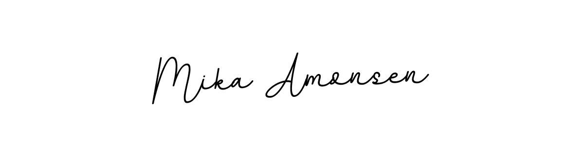 Here are the top 10 professional signature styles for the name Mika Amonsen. These are the best autograph styles you can use for your name. Mika Amonsen signature style 11 images and pictures png