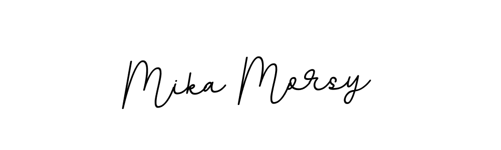 if you are searching for the best signature style for your name Mika Morsy. so please give up your signature search. here we have designed multiple signature styles  using BallpointsItalic-DORy9. Mika Morsy signature style 11 images and pictures png