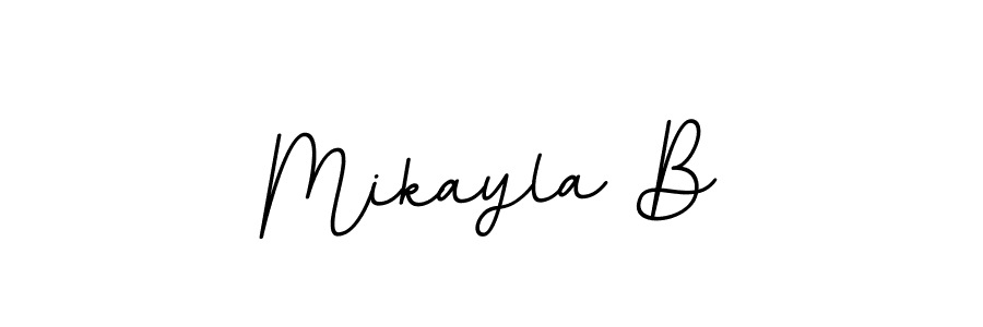 Make a beautiful signature design for name Mikayla B. Use this online signature maker to create a handwritten signature for free. Mikayla B signature style 11 images and pictures png
