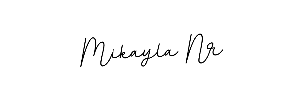 Use a signature maker to create a handwritten signature online. With this signature software, you can design (BallpointsItalic-DORy9) your own signature for name Mikayla Nr. Mikayla Nr signature style 11 images and pictures png