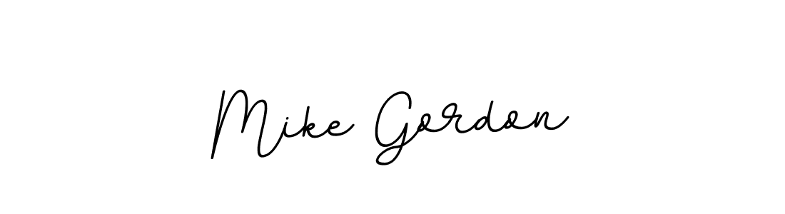 Make a beautiful signature design for name Mike Gordon. With this signature (BallpointsItalic-DORy9) style, you can create a handwritten signature for free. Mike Gordon signature style 11 images and pictures png