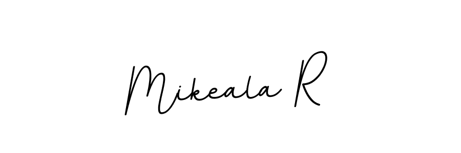 How to make Mikeala R signature? BallpointsItalic-DORy9 is a professional autograph style. Create handwritten signature for Mikeala R name. Mikeala R signature style 11 images and pictures png