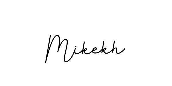How to make Mikekh name signature. Use BallpointsItalic-DORy9 style for creating short signs online. This is the latest handwritten sign. Mikekh signature style 11 images and pictures png