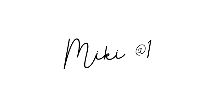 if you are searching for the best signature style for your name Miki @1. so please give up your signature search. here we have designed multiple signature styles  using BallpointsItalic-DORy9. Miki @1 signature style 11 images and pictures png