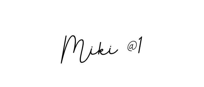 Also we have Miki @1 name is the best signature style. Create professional handwritten signature collection using BallpointsItalic-DORy9 autograph style. Miki @1 signature style 11 images and pictures png