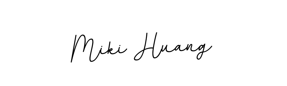 It looks lik you need a new signature style for name Miki Huang. Design unique handwritten (BallpointsItalic-DORy9) signature with our free signature maker in just a few clicks. Miki Huang signature style 11 images and pictures png