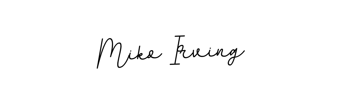 Also You can easily find your signature by using the search form. We will create Miko Irving name handwritten signature images for you free of cost using BallpointsItalic-DORy9 sign style. Miko Irving signature style 11 images and pictures png