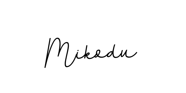 Design your own signature with our free online signature maker. With this signature software, you can create a handwritten (BallpointsItalic-DORy9) signature for name Mikodu. Mikodu signature style 11 images and pictures png