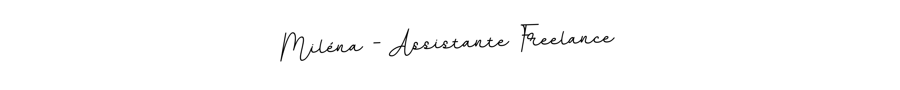 Here are the top 10 professional signature styles for the name Miléna - Assistante Freelance. These are the best autograph styles you can use for your name. Miléna - Assistante Freelance signature style 11 images and pictures png