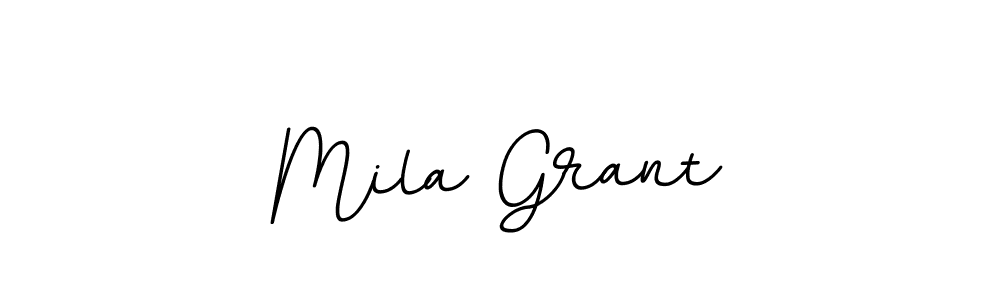 Mila Grant stylish signature style. Best Handwritten Sign (BallpointsItalic-DORy9) for my name. Handwritten Signature Collection Ideas for my name Mila Grant. Mila Grant signature style 11 images and pictures png