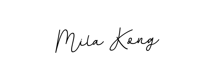 Check out images of Autograph of Mila Kong name. Actor Mila Kong Signature Style. BallpointsItalic-DORy9 is a professional sign style online. Mila Kong signature style 11 images and pictures png