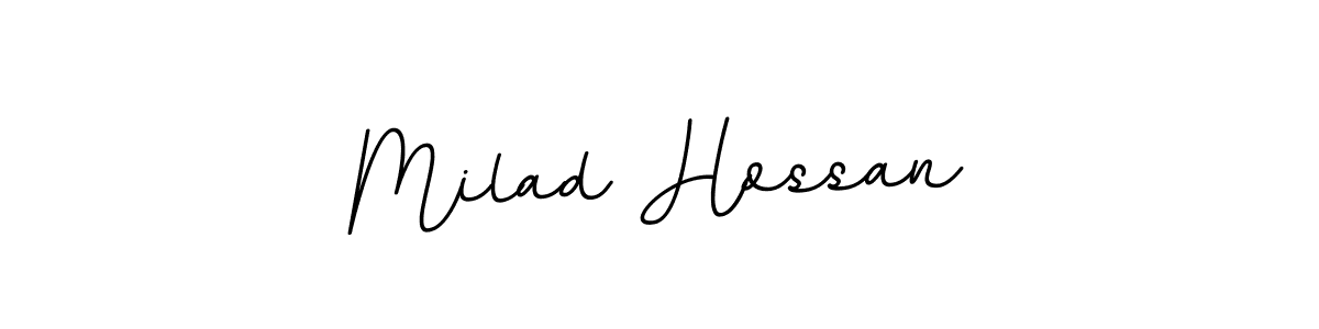 if you are searching for the best signature style for your name Milad Hossan. so please give up your signature search. here we have designed multiple signature styles  using BallpointsItalic-DORy9. Milad Hossan signature style 11 images and pictures png