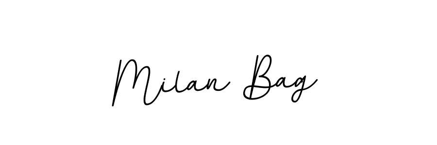 if you are searching for the best signature style for your name Milan Bag. so please give up your signature search. here we have designed multiple signature styles  using BallpointsItalic-DORy9. Milan Bag signature style 11 images and pictures png