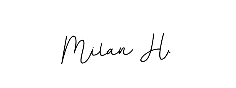Once you've used our free online signature maker to create your best signature BallpointsItalic-DORy9 style, it's time to enjoy all of the benefits that Milan H. name signing documents. Milan H. signature style 11 images and pictures png