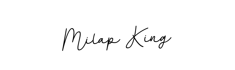 Similarly BallpointsItalic-DORy9 is the best handwritten signature design. Signature creator online .You can use it as an online autograph creator for name Milap King. Milap King signature style 11 images and pictures png
