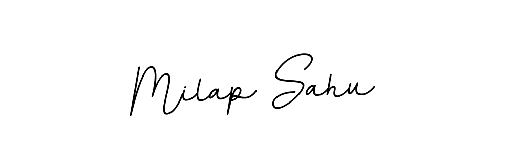 How to make Milap Sahu signature? BallpointsItalic-DORy9 is a professional autograph style. Create handwritten signature for Milap Sahu name. Milap Sahu signature style 11 images and pictures png