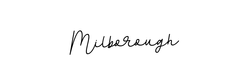 Also You can easily find your signature by using the search form. We will create Milborough name handwritten signature images for you free of cost using BallpointsItalic-DORy9 sign style. Milborough signature style 11 images and pictures png